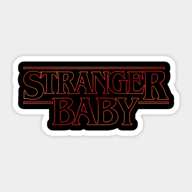 Stranger Baby v2 Sticker by Olipop